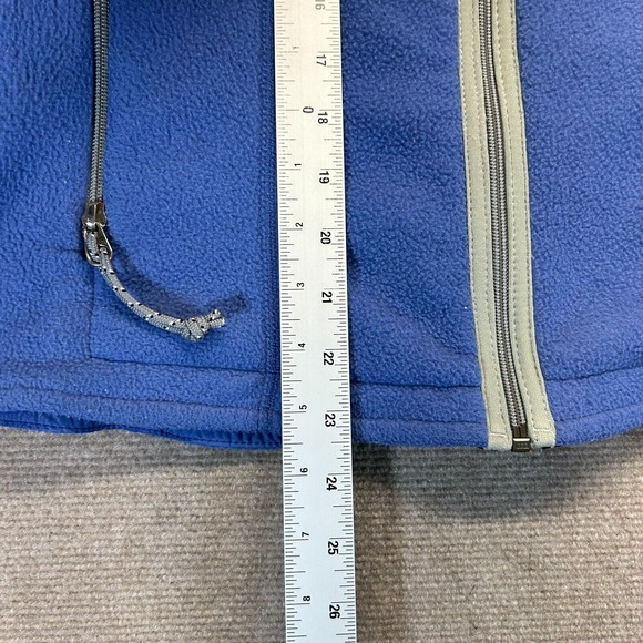 Patagonia Vintage Synchilla Fleece Vest Women's Small Blue Full Zip Made in USA - Picture 9 of 11